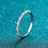 Spiral Radiance S925 Moissanite Ring