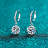 Hoops of Luxury S925 Moissanite Earrings